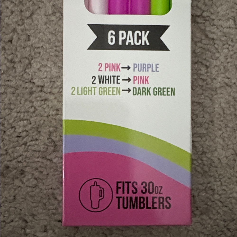 Char Charms color changing tumbler straws - Picture 2 of 6